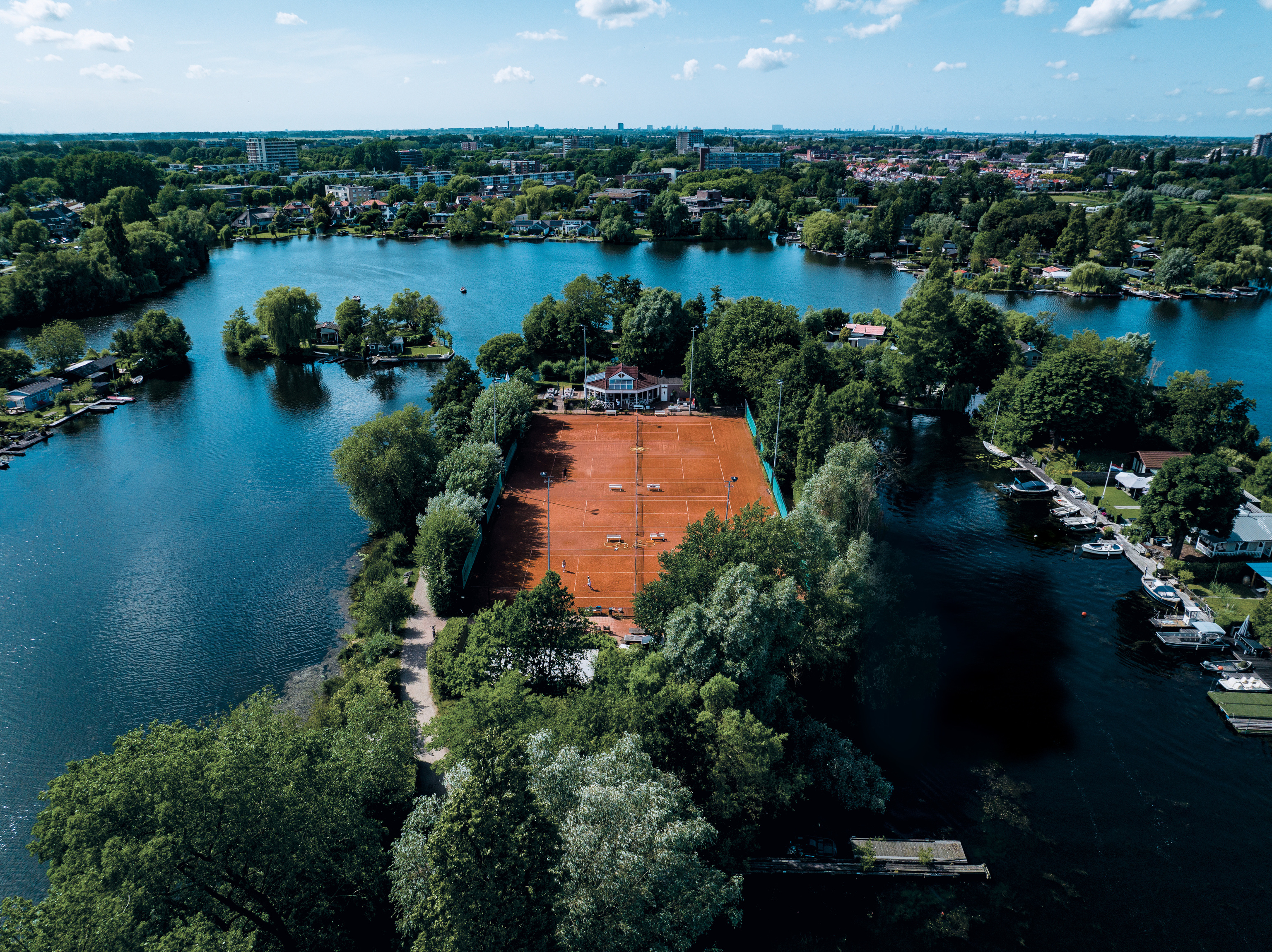 El Tennis Park Lommerrik de Rotterdam, en Países Bajos.