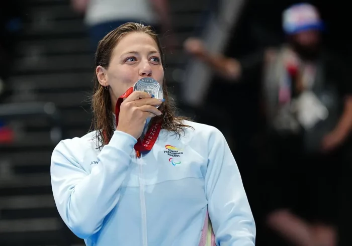 Nuria Marqués amplía su palmarés paralímpico con la plata de 100 espalda en París