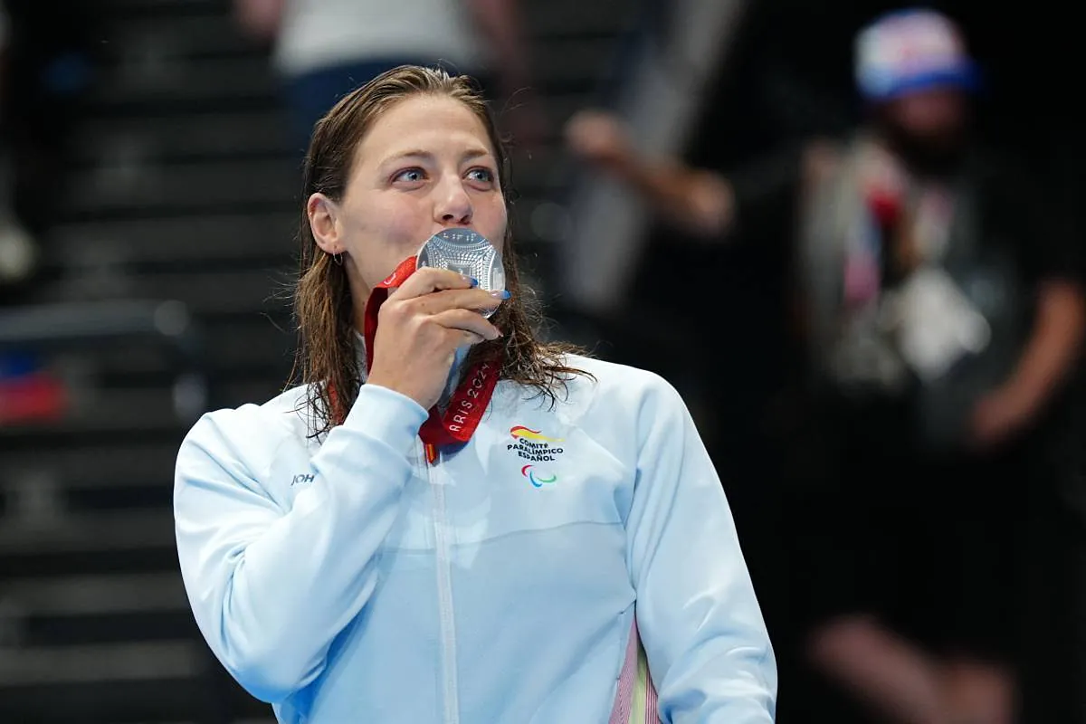 Nuria Marqués amplía su palmarés paralímpico con la plata de 100 espalda en París