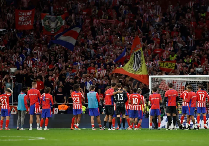 Simeone sobre lo ocurrido en el Metropolitano: "Sanción al que tira el mechero, pero también al que provoca"