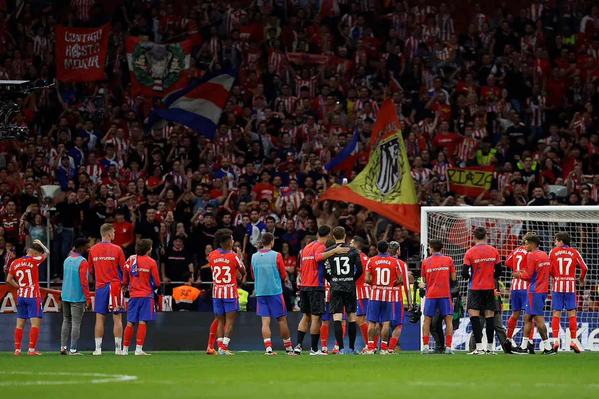 Simeone sobre lo ocurrido en el Metropolitano: "Sanción al que tira el mechero, pero también al que provoca"