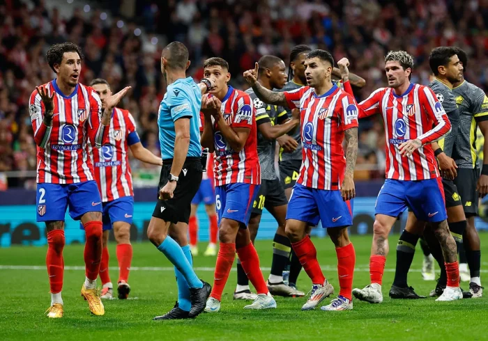 El Atlético de Madrid presenta una queja formal a la UEFA por el inexplicable penalti ante el Lille