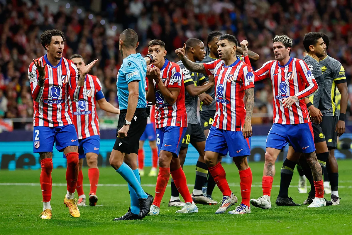 El Atlético de Madrid presenta una queja formal a la UEFA por el inexplicable penalti ante el Lille