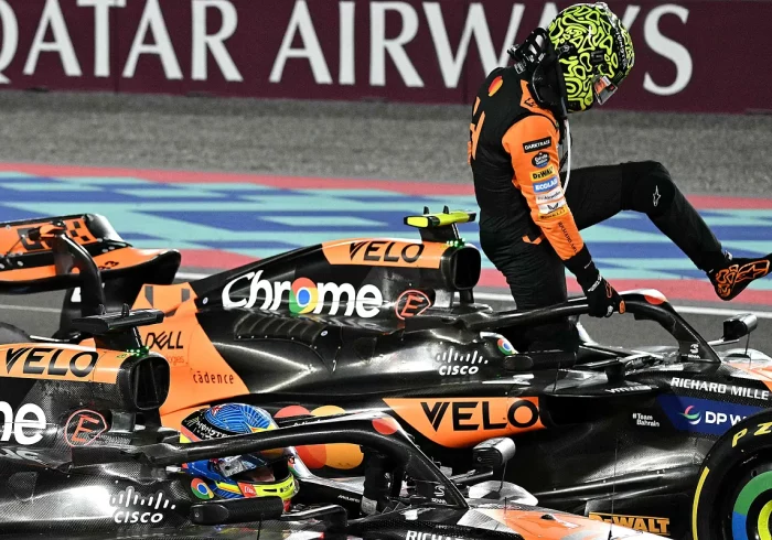 McLaren regala el triunfo a Piastri para su doblete al sprint en Losail