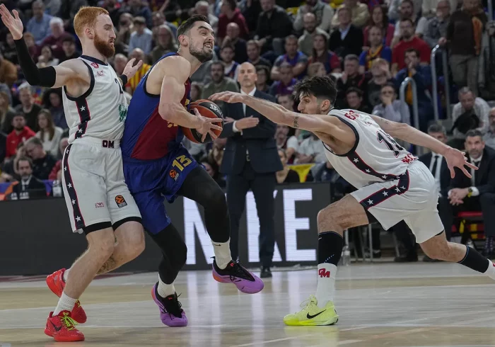 El Barça colapsa ante el Olimpia Milán y cae por tercer partido consecutivo en el Palau