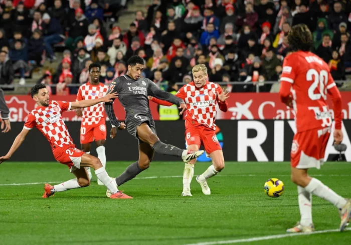 El Madrid se da un respiro y pasa por encima del Girona a hombros de Bellingham