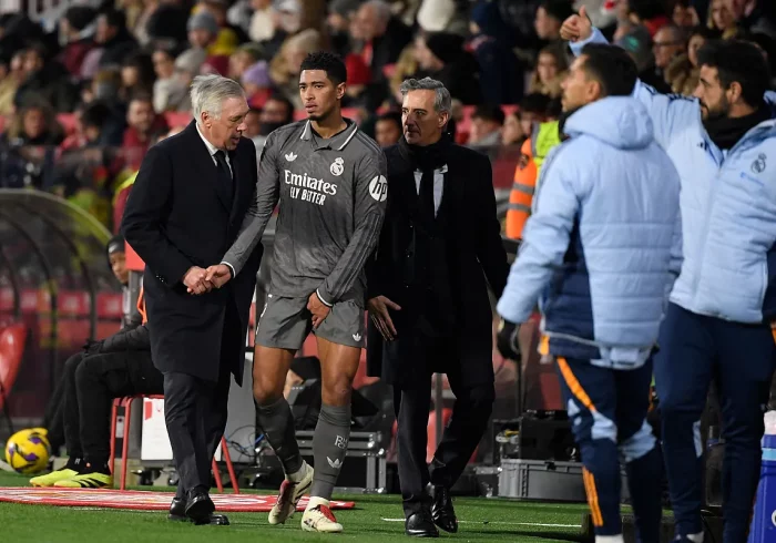 Un sábado de sustos musculares en el Madrid: Bellingham, la "precaución" con Rodrygo y el 'pinchazo' de Mendy