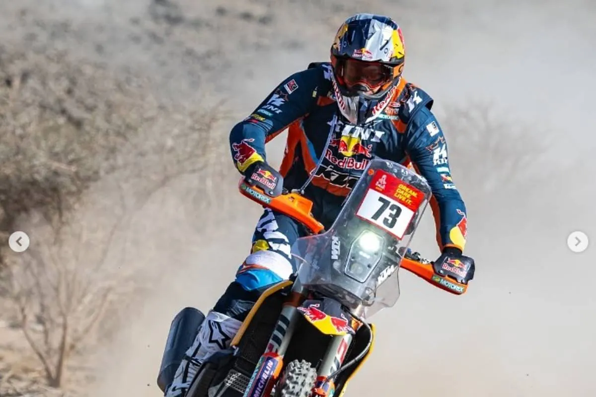 El español Edgar Canet, de 19 años, ilusiona en su debut en el Dakar