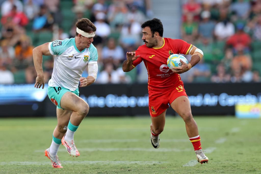 La selección masculina de rugby a siete gana el bronce en Australia y lidera por primera vez las Series Mundiales