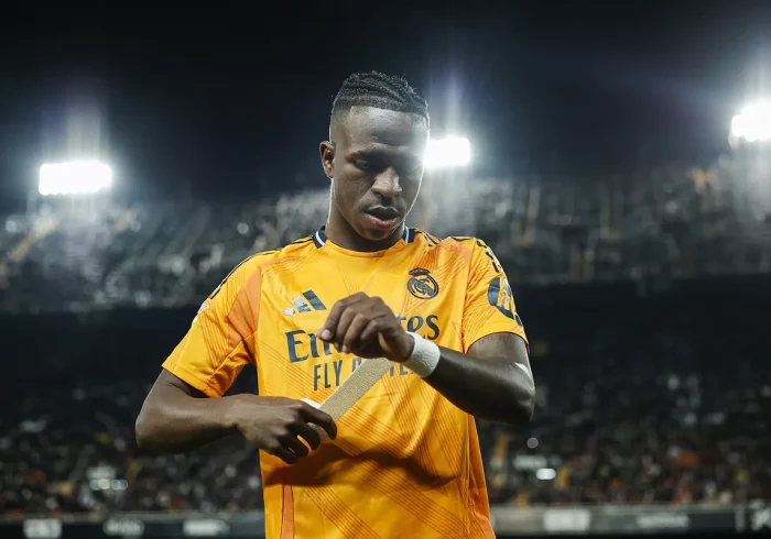 Vinicius podrá jugar la Supercopa: Disciplina le impone dos partidos por su expulsión en Valencia