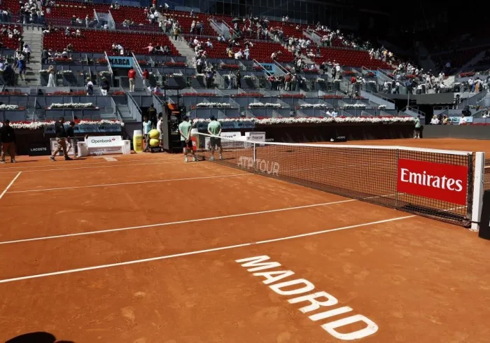 El Mutua Madrid Open, parado por culpa del apagón: sin partidos, sin zona VIP y sólo algunos tenistas entrenando