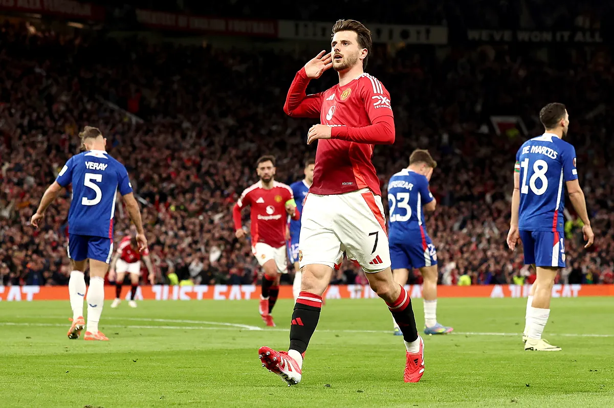El Athletic se despide de su sueño con una derrota dolorosa en Old Trafford
