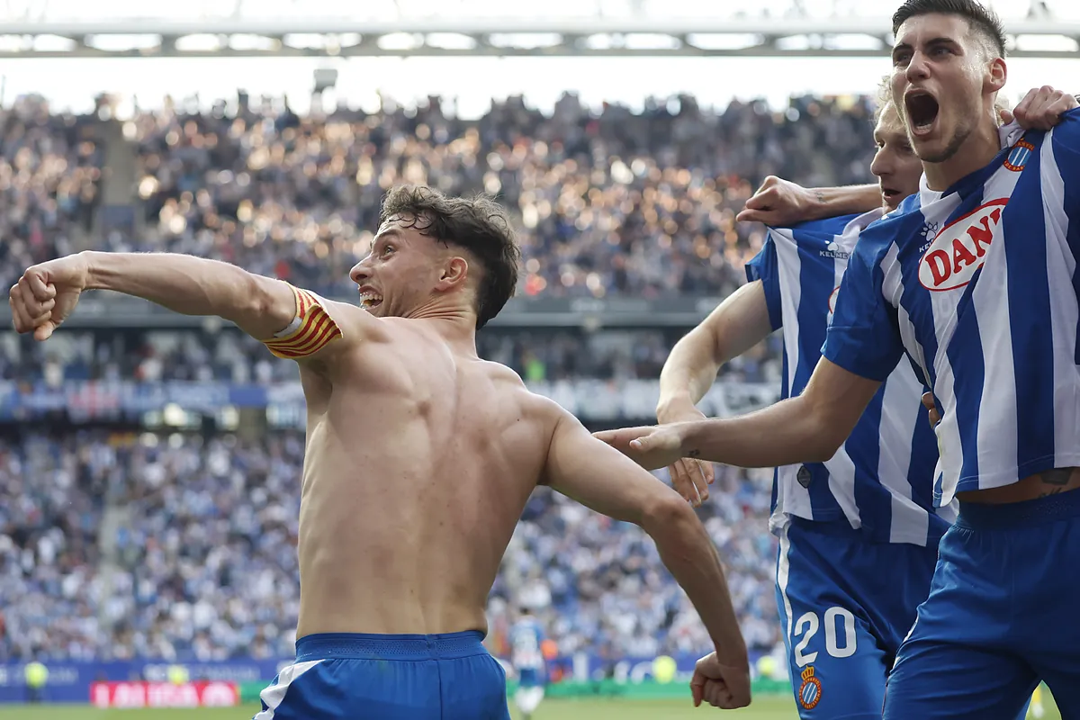 El Espanyol vence a Las Palmas y seguirá en primera a costa del Leganés, que goleó al Valladolid