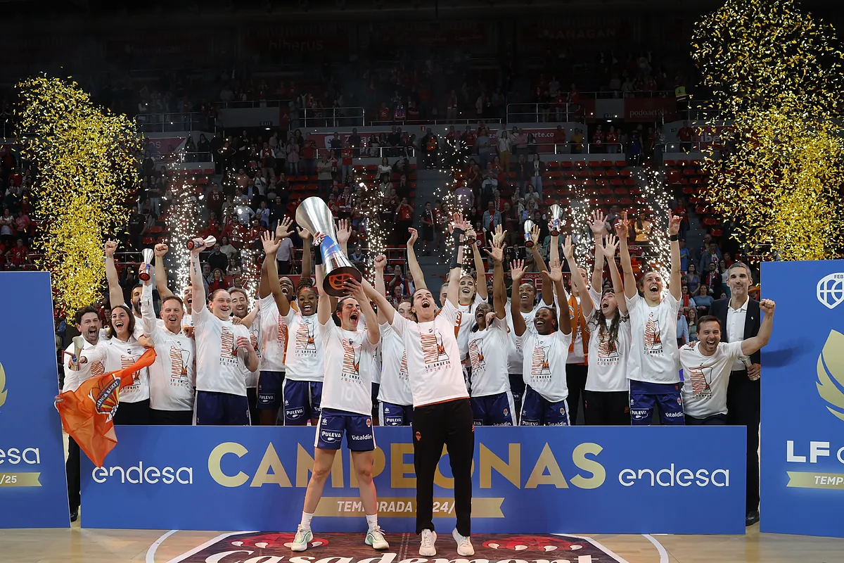 El Valencia Basket se proclama campeón de Liga por tercera vez consecutiva y avanza en su 'dinastía'