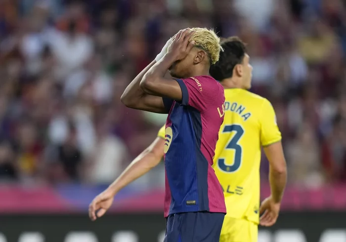 El Villarreal agua en parte la fiesta del Barça