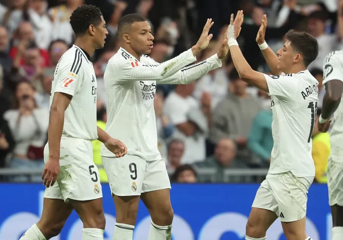 Güler y Mbappé aceleran hacia el clásico, el Madrid termina sufriendo ante el Celta y Montjuic decidirá la Liga