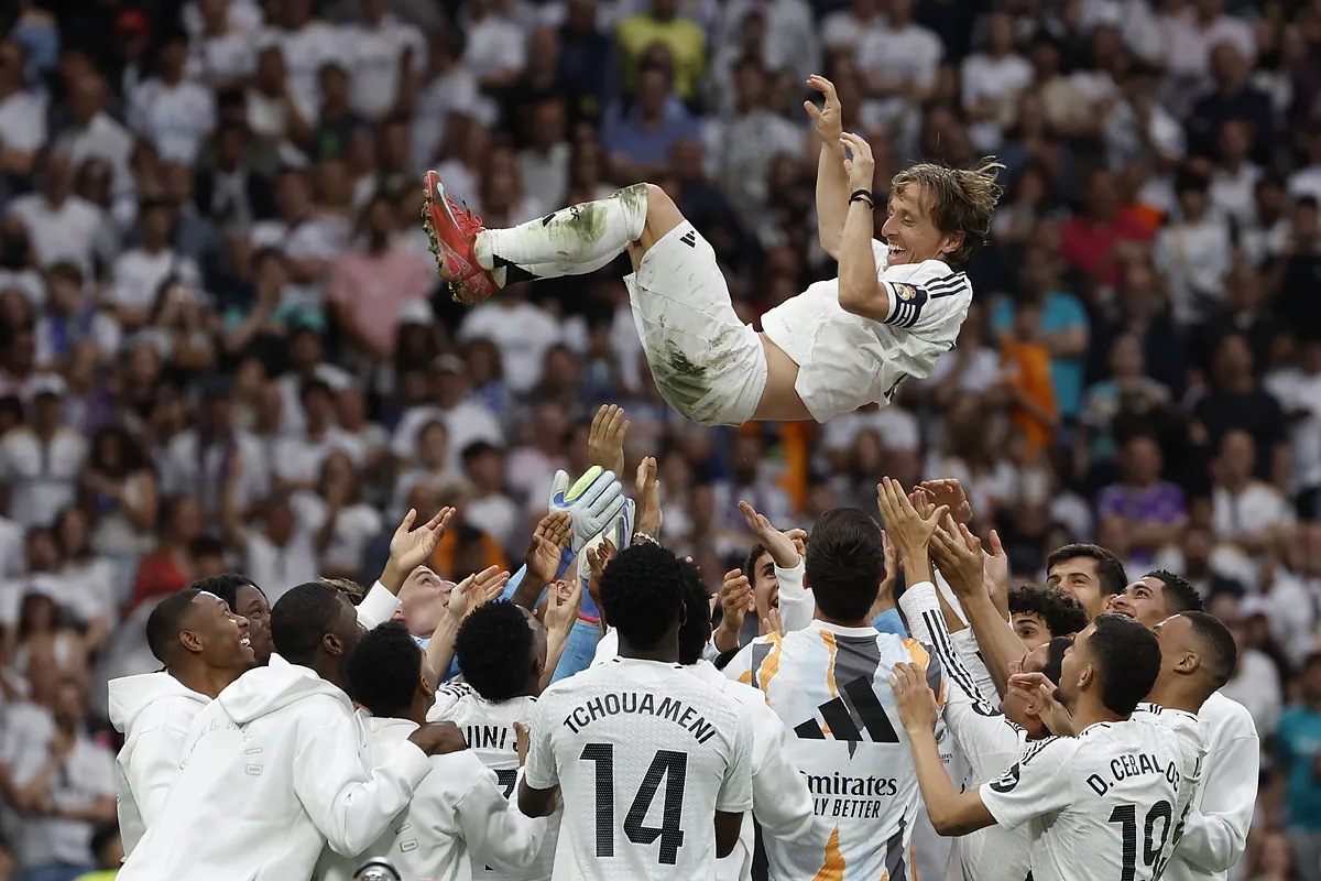 La despedida más bella de Modric y Ancelotti