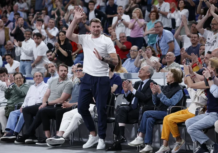 Luka Doncic presencia en primera fila las lágrimas del descenso del Granada