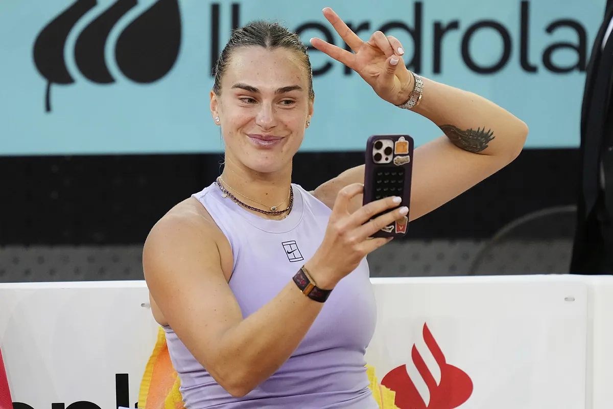 Sabalenka impone su pegada y vence a Gauff para conquistar el tercer título en Madrid