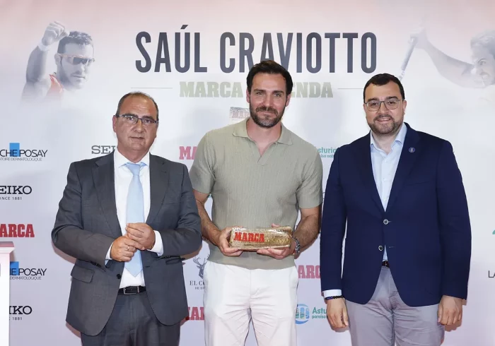 Saúl Craviotto, galardonado con el Premio Marca Leyenda