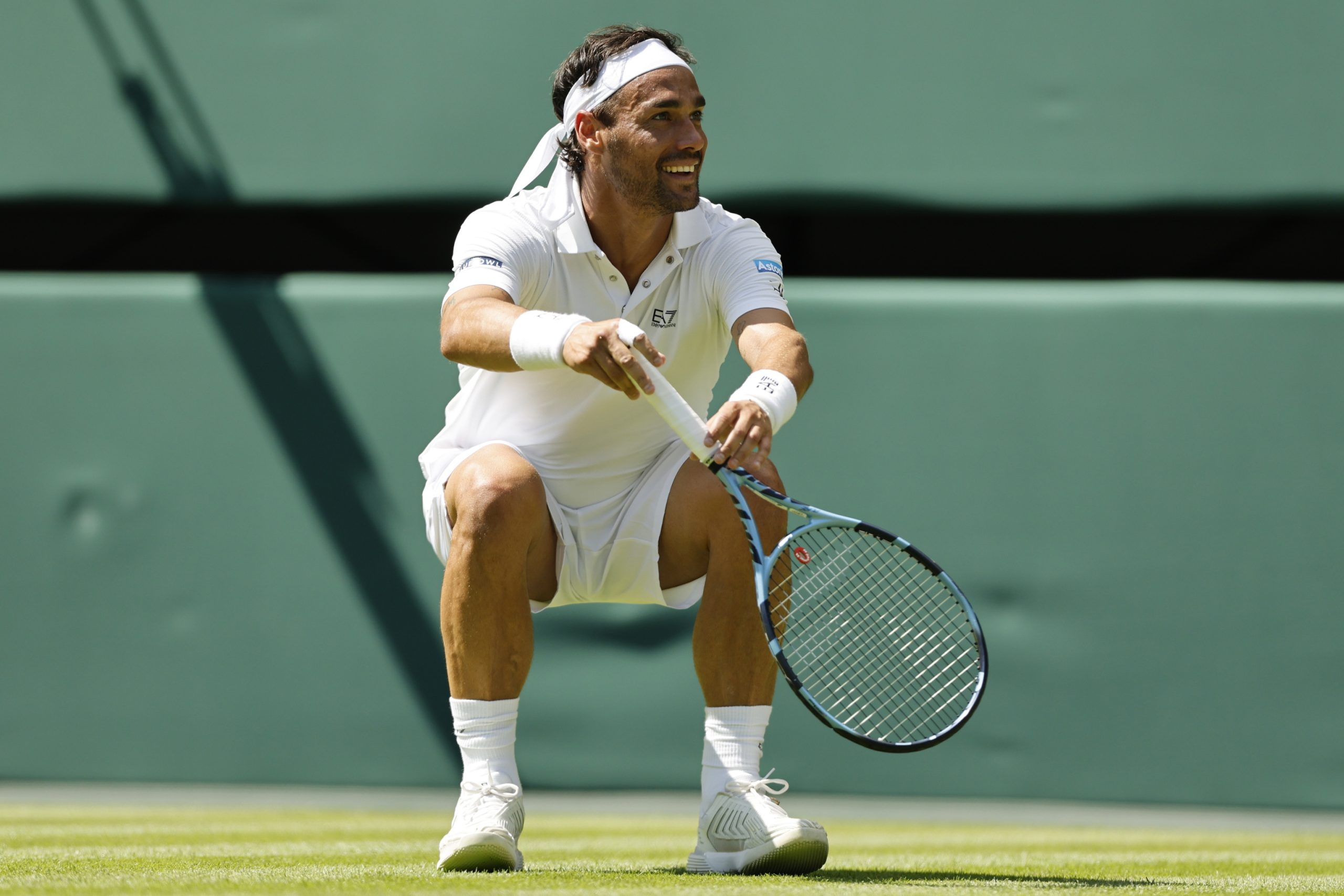 Alcaraz sufre un sofoco para ganar a Fognini en su debut en Wimbledon