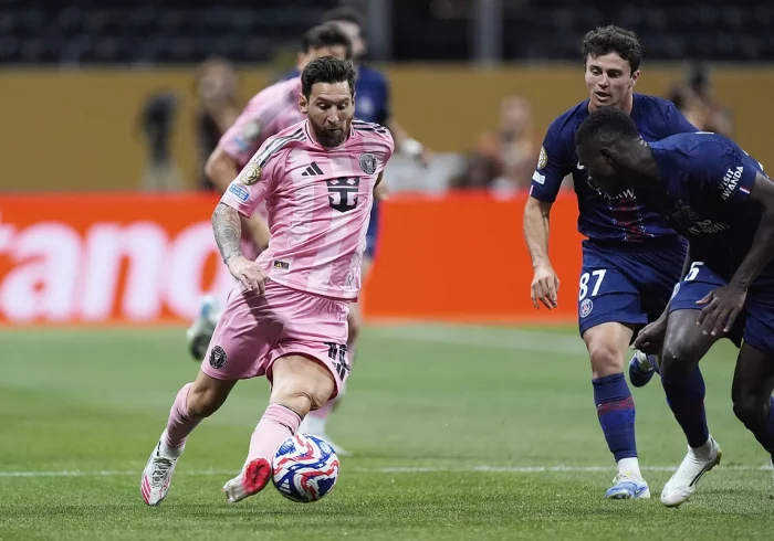 Aplastamiento y compasión del PSG sobre el Inter Miami para despedir a Messi del Mundial