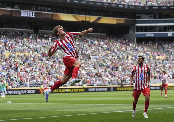 Barrios da aire al Atlético ante un Seattle Sounders respondón