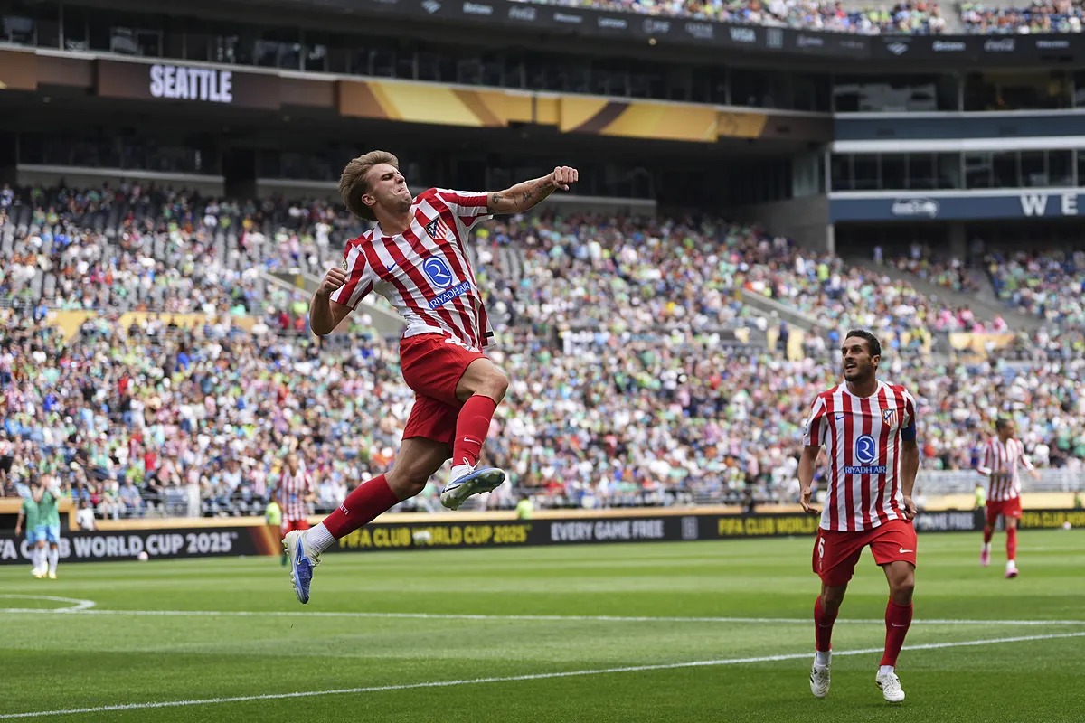 Barrios da aire al Atlético ante un Seattle Sounders respondón