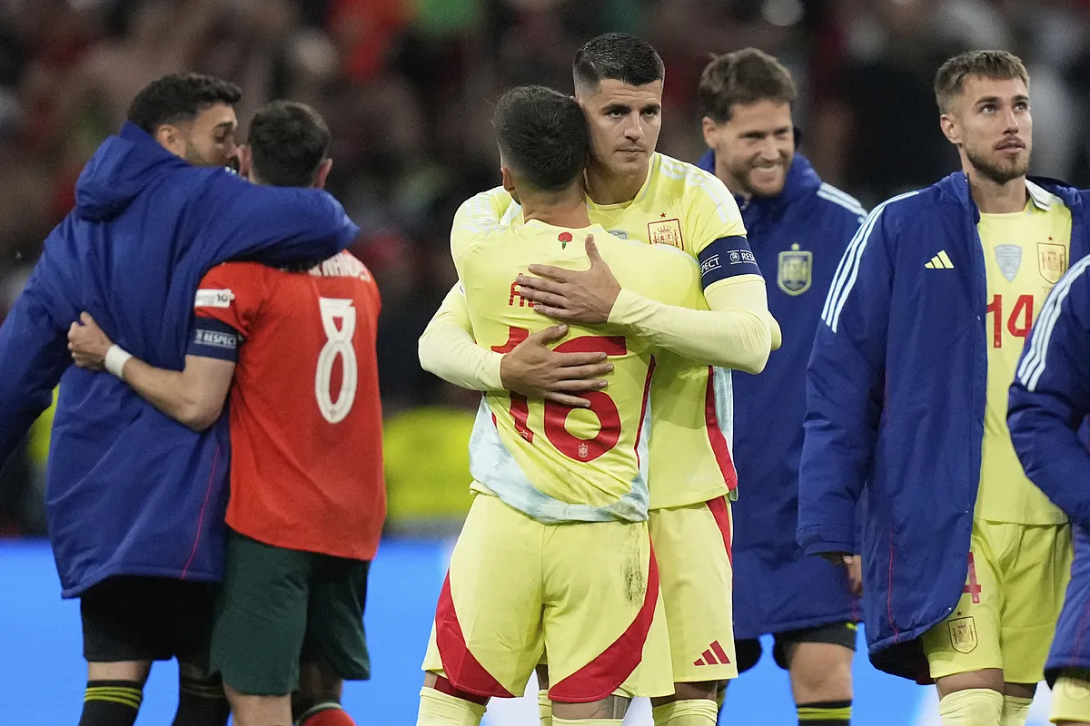 Cruel destino con Morata en el momento de su punto y final