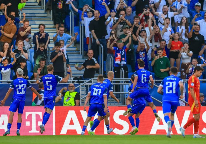 España salva el mal trago en su debut en el Europeo sub'21 ante Eslovaquia