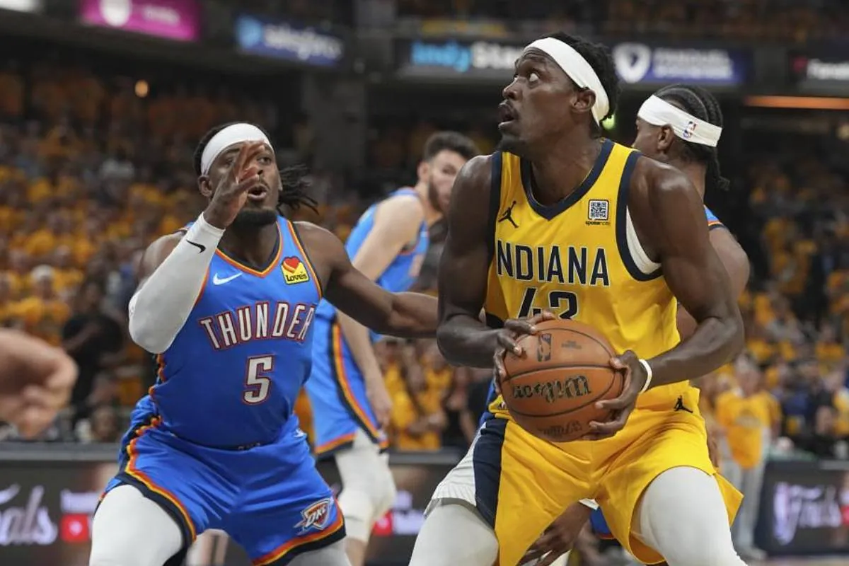 Indiana vence a Oklahoma y lidera las Finales de la NBA