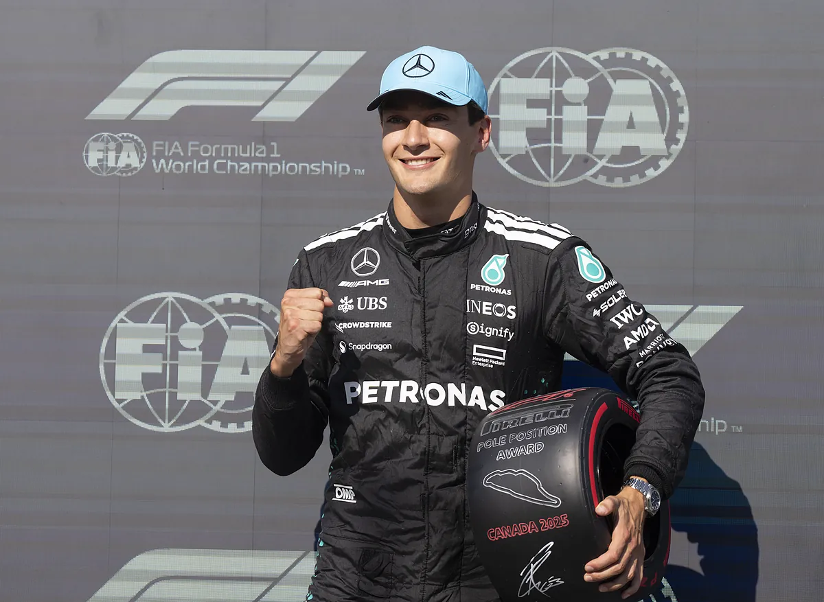 Russell frustra a Verstappen en una 'qualy' loca en Montreal, donde Alonso saldrá sexto