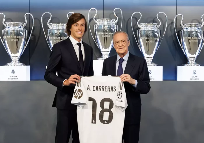 Álvaro Carreras, el jugador que vuelve al Real Madrid a "construir su sueño": "Me fui siendo un niño y vuelvo hecho un hombre"