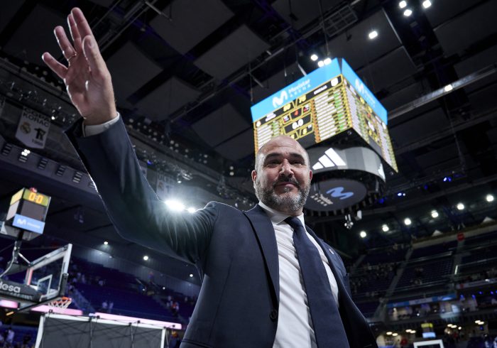Chus Mateo y Pep Guardiola