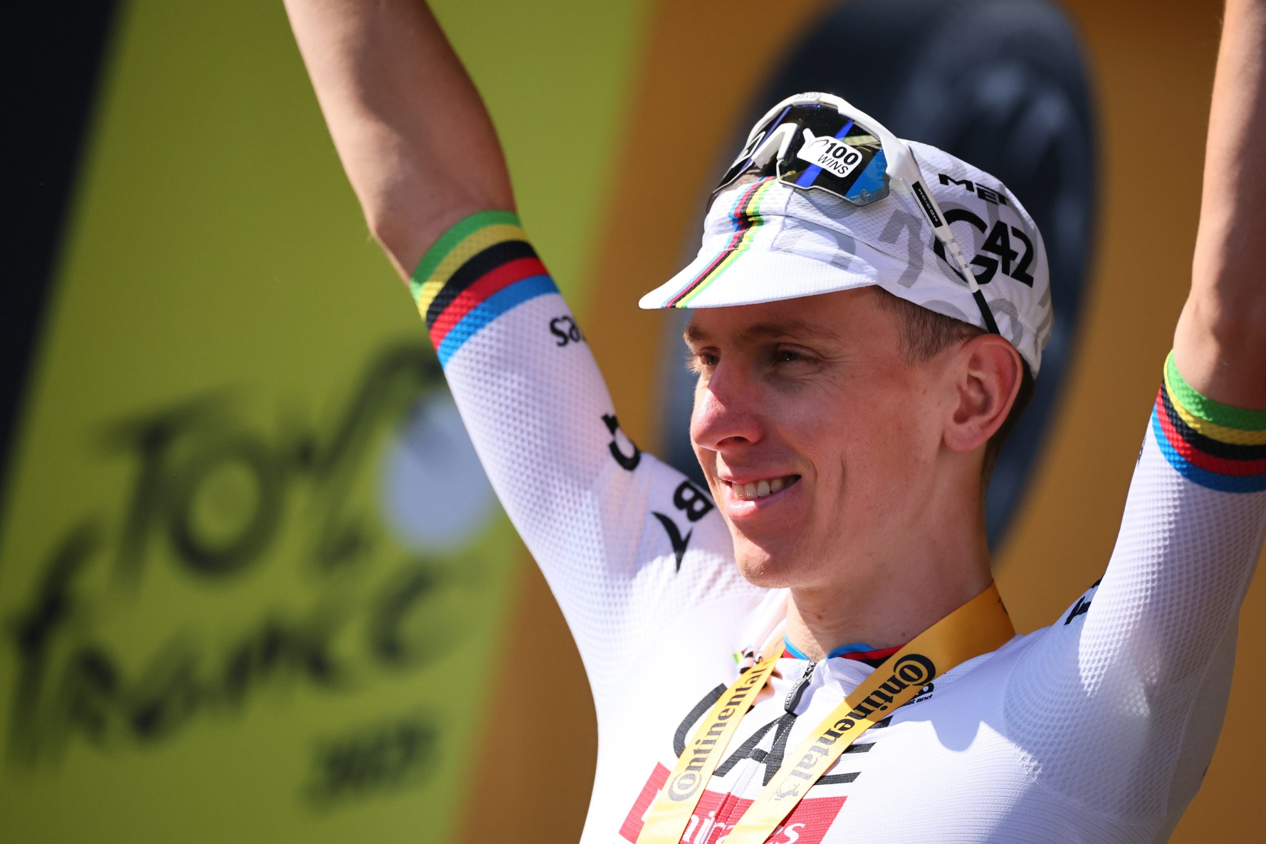 Evenepoel vuela en la contrarreloj de Caen y Pogacar recupera el liderato del Tour con un golpe a Vingegaard