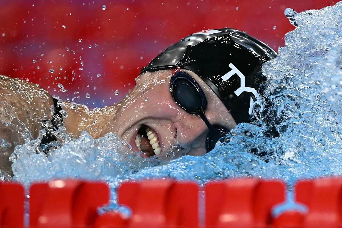 Katie Ledecky arrasa en el 1.500 en una carrera en la que compitió contra sí misma