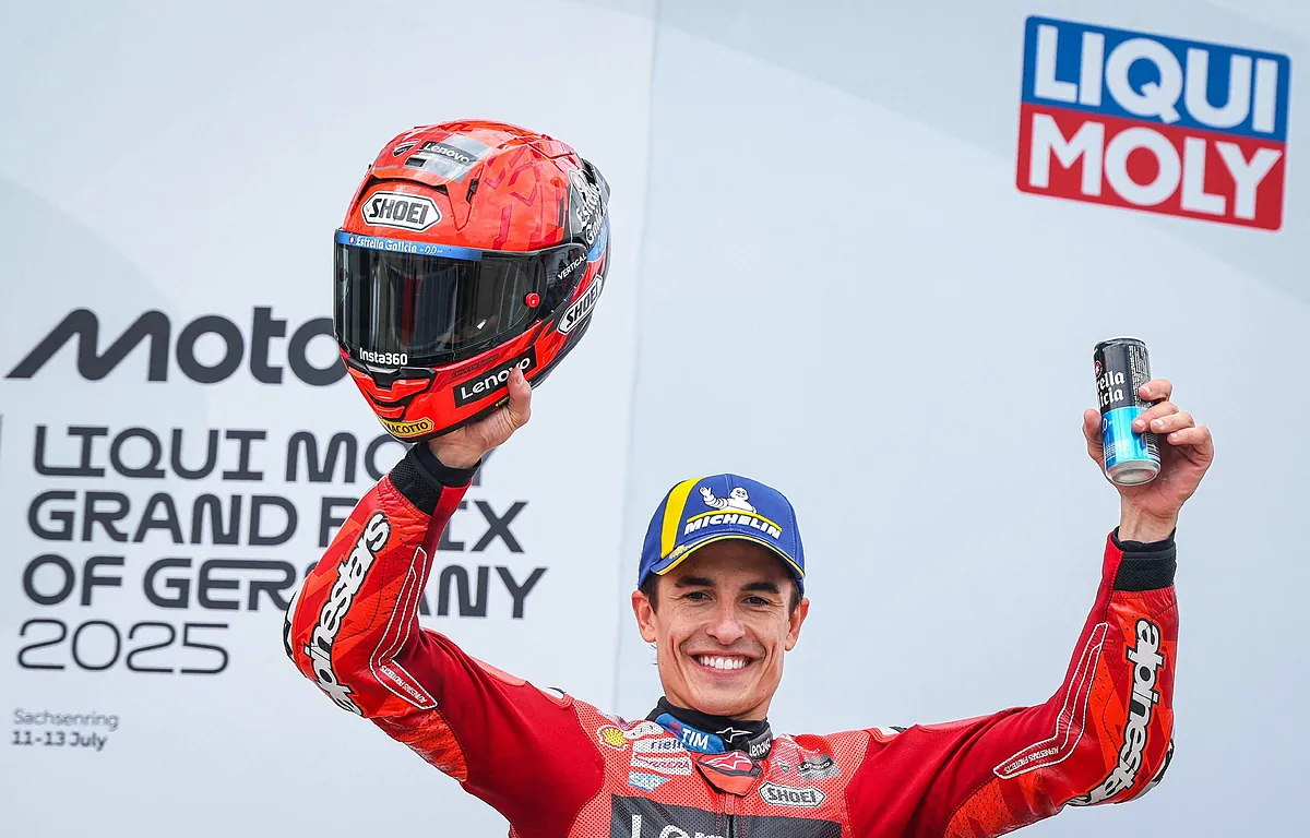 Marc Márquez, sin rival en Sachsenring