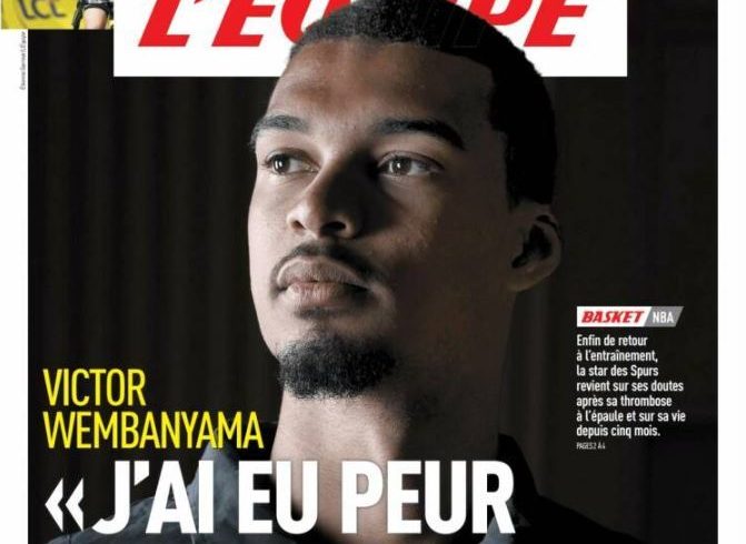 Wembanyama anuncia su retorno tras superar una trombosis en una pierna: "Tuve miedo de no poder volver a jugar al baloncesto"