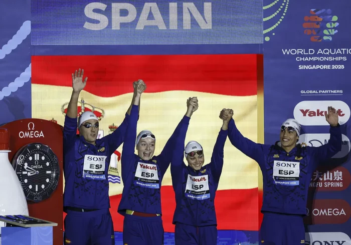 Una España aún demasiado tierna en la natación en línea