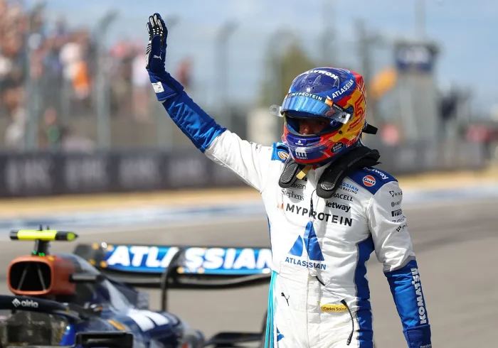 Carlos Sainz sube al podio tras la debacle de McLaren en la 'sprint race' de Austin