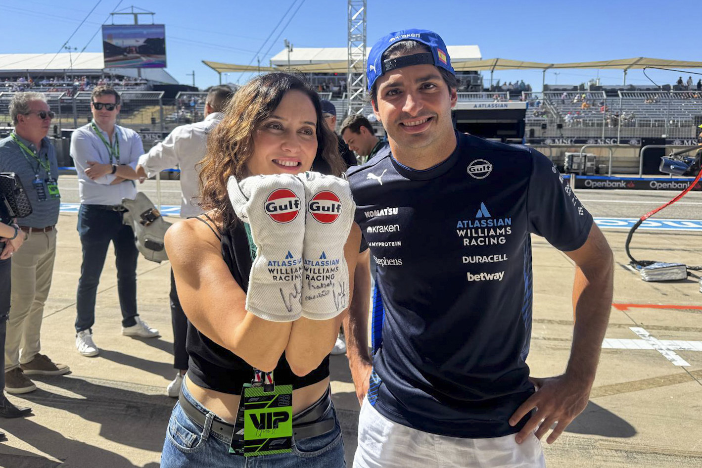 Dos damnificados de última hora en Austin: sanción a Carlos Sainz y récord negativo para Hamilton