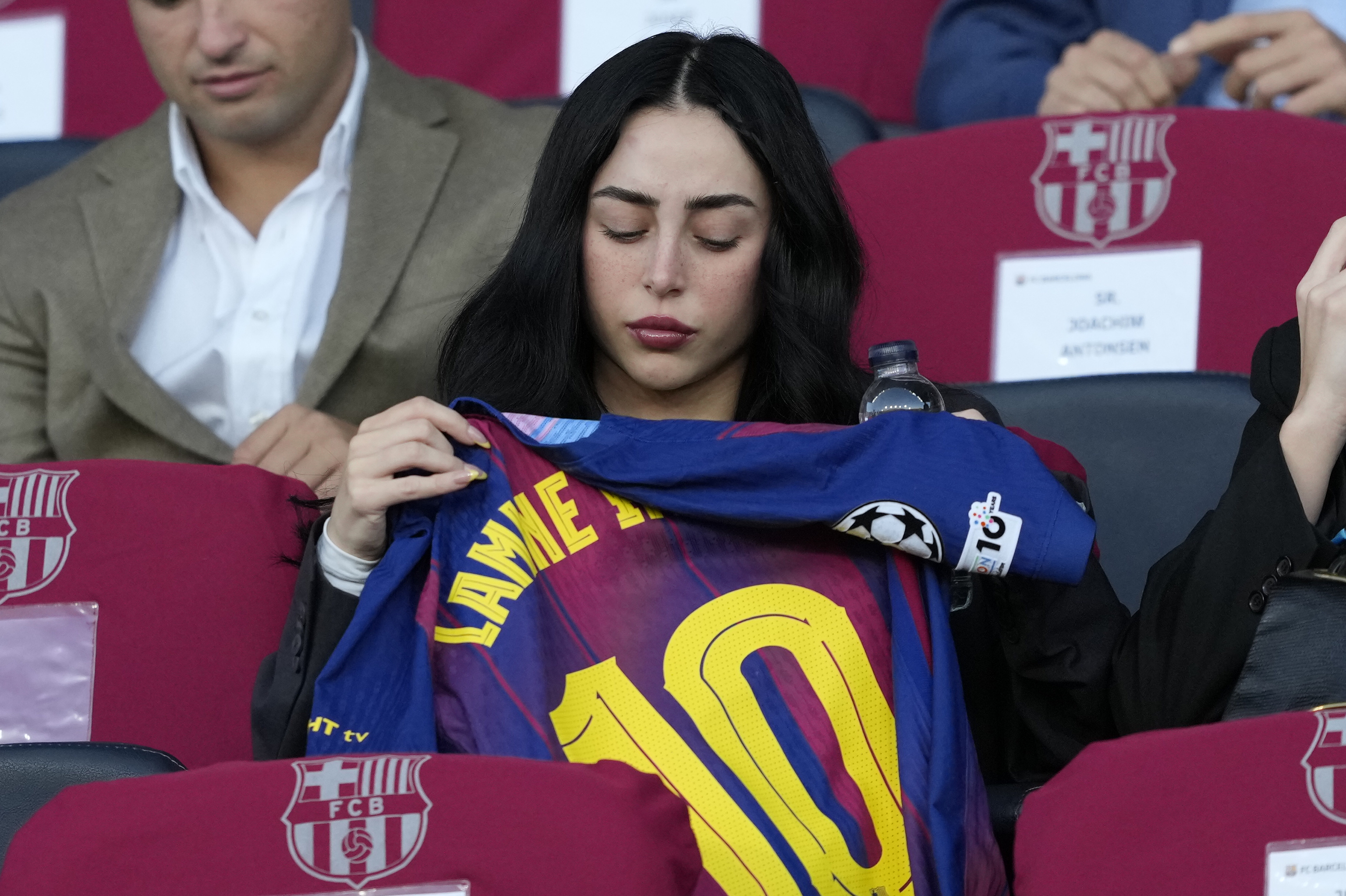 Nicki Nicole, la novia de Lamine Yamal, en Montjuïc.