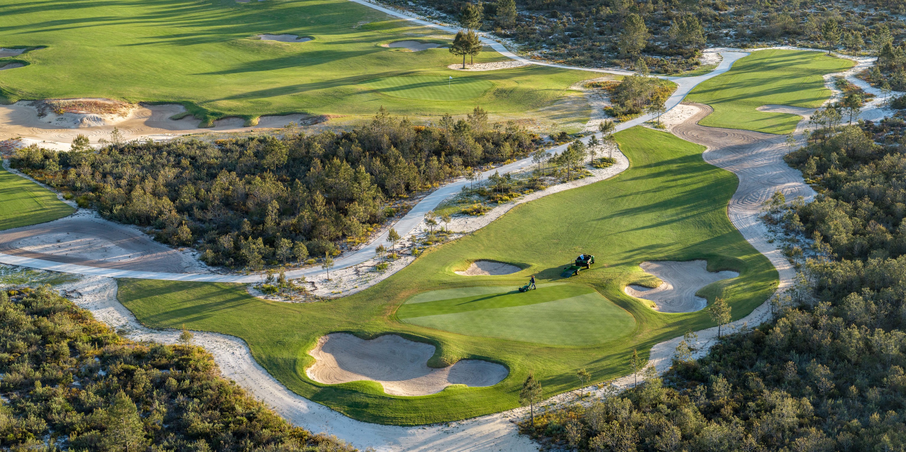 Imagen del campo de La Torre, en Comporta, Portugal.