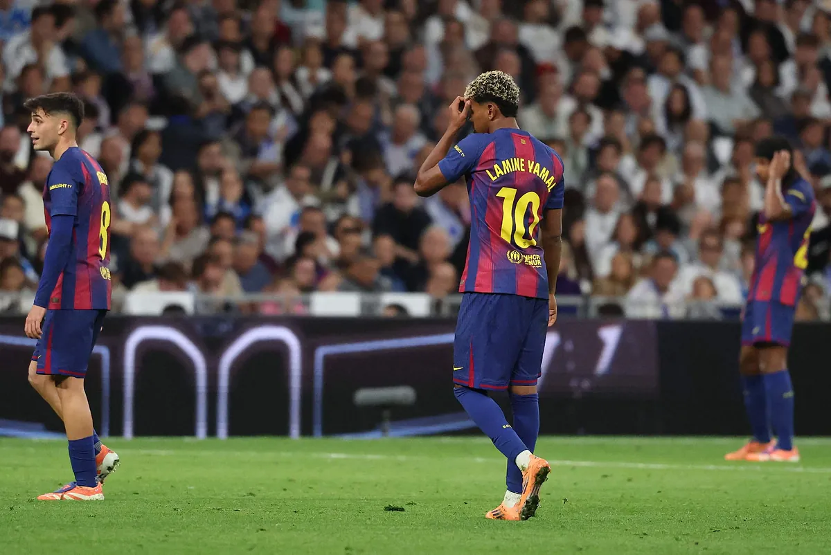 El peor clásico de Lamine Yamal: sin brillo, sin gol y protagonista de la tangana final