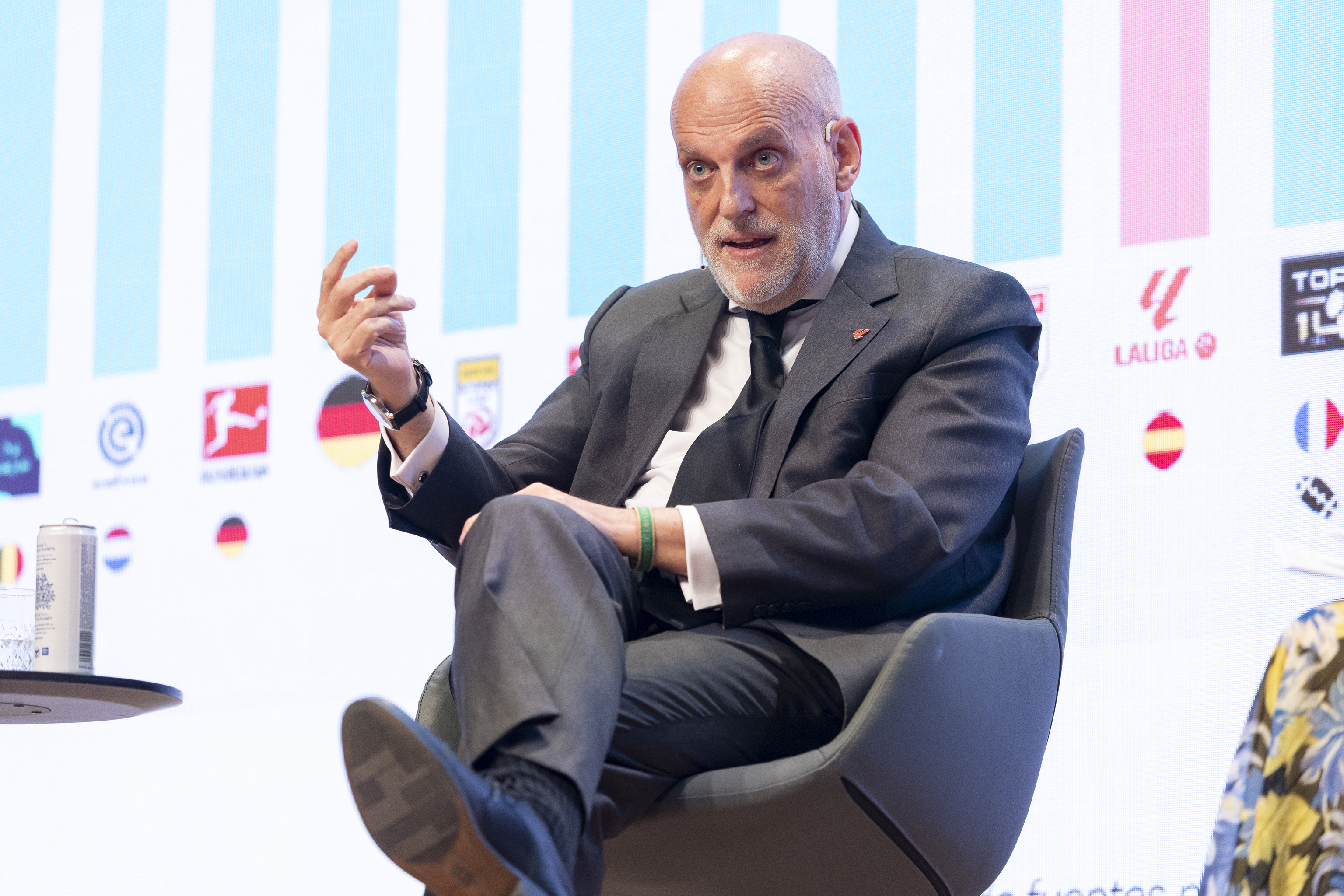 El presidente de LaLiga en un acto de Expansión y Marca.