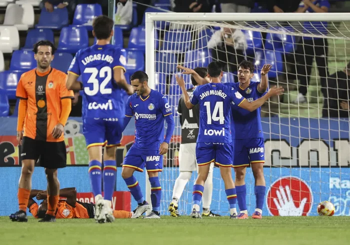 Paliza del Getafe, 0-11, y sorpresa por la derrota del Oviedo ante el Ourense