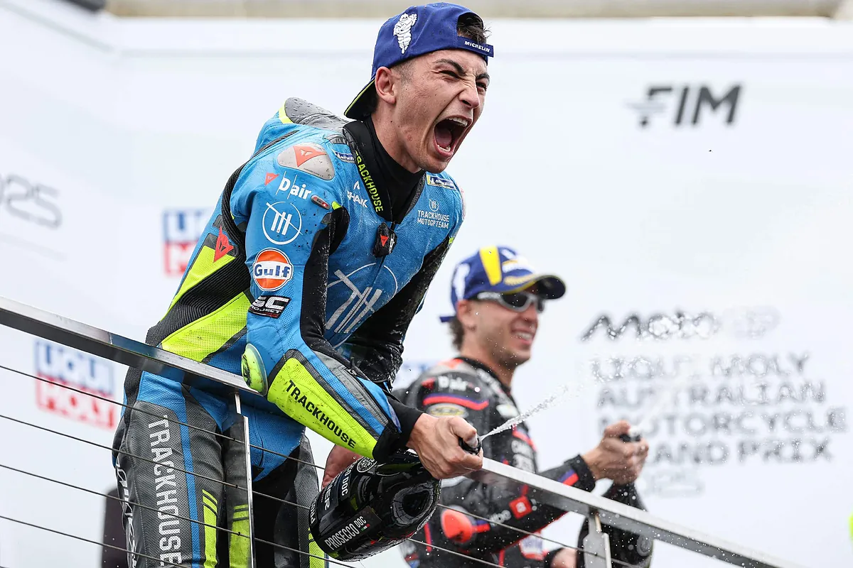 Raúl Fernández logra en Australia su primera victoria en MotoGP