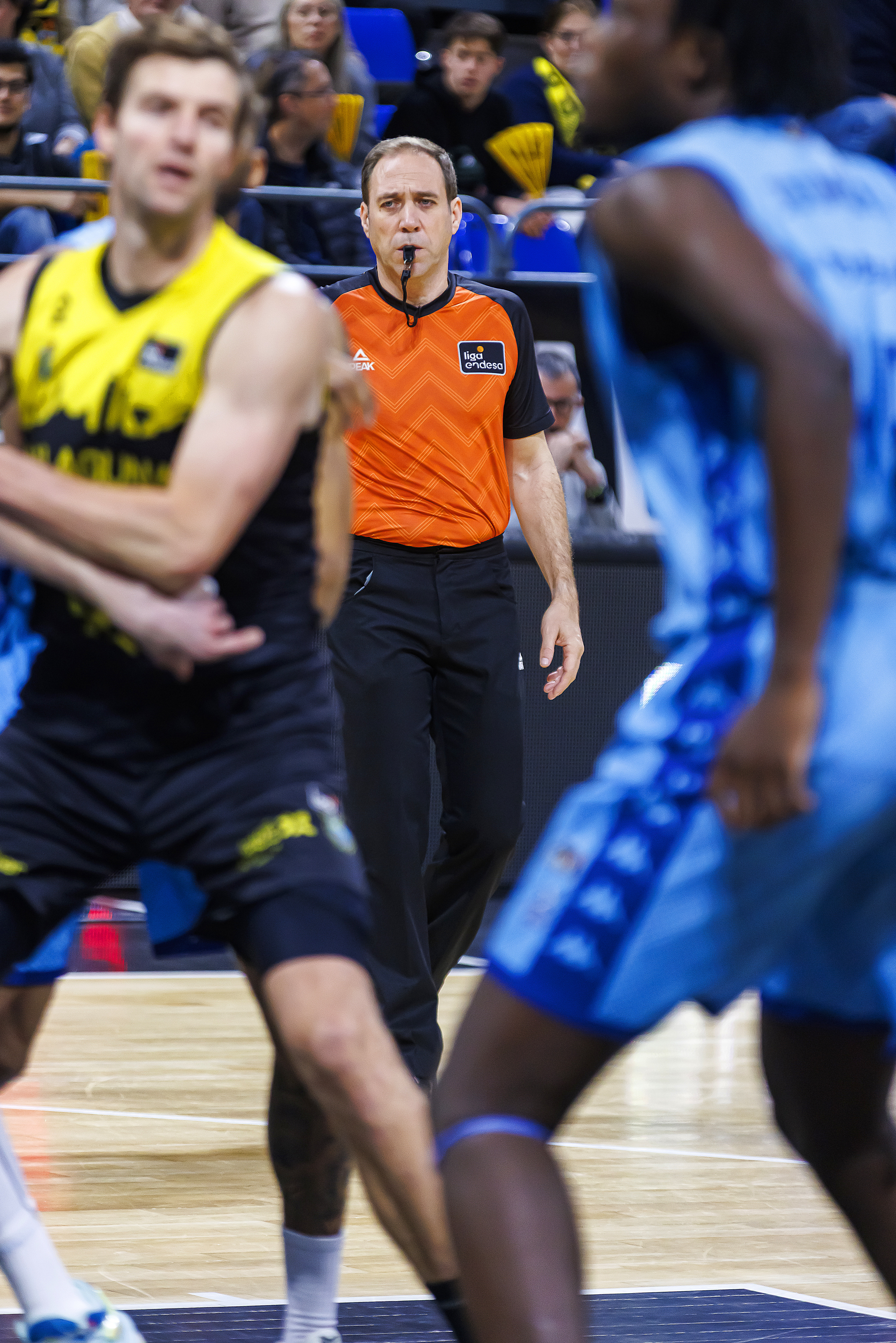 Emilio Pérez Pizarro, durante un partido reciente de Liga Endesa.