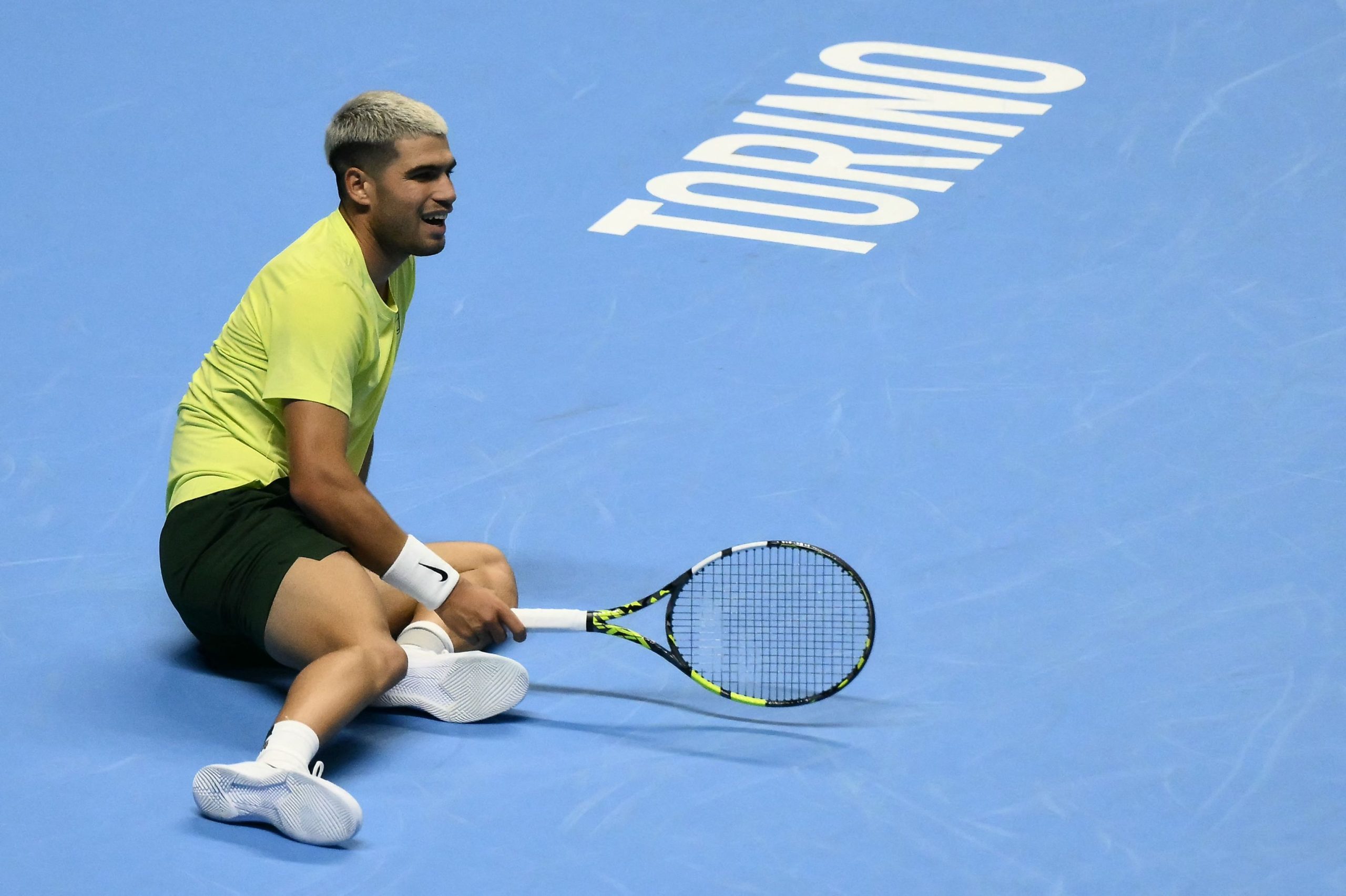 Alcaraz, la sonrisa recobrada, un futbolista de visita y sinceridad con Djokovic: «No voy a mentir, prefiero a Lorenzo»
