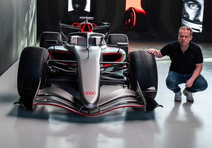 Audi F1 muestra los colores para su debut en 2026 y de paso cómo son los nuevos monoplazas